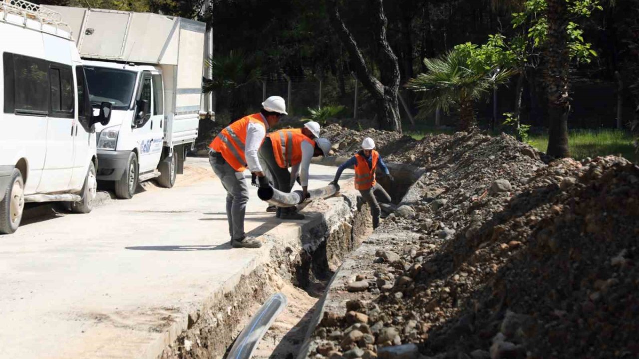 Aksaz’da içme suyu ve yangın hatları yenileniyor