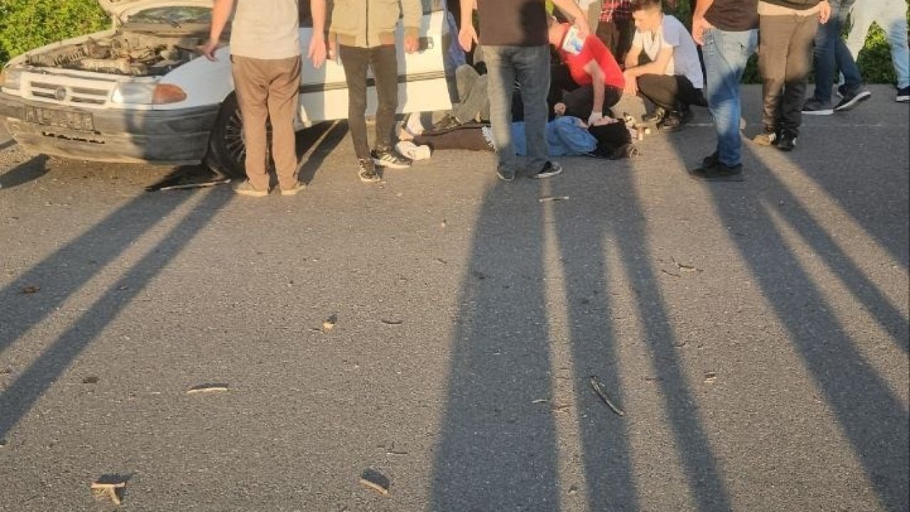 Otomobil refüjü aşıp karşı şeride geçti: 4 yaralı