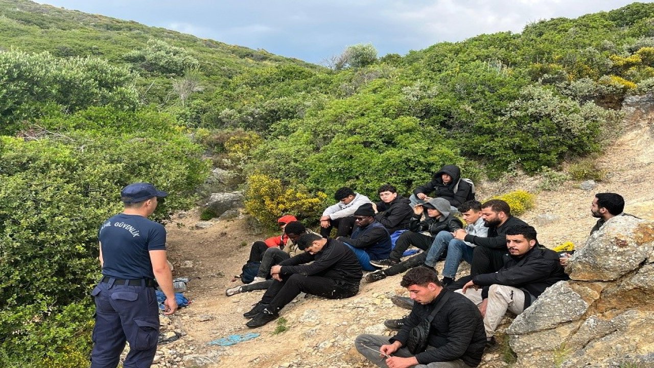 Sahil Güvenlik, hem denizde hem karada yakaladı