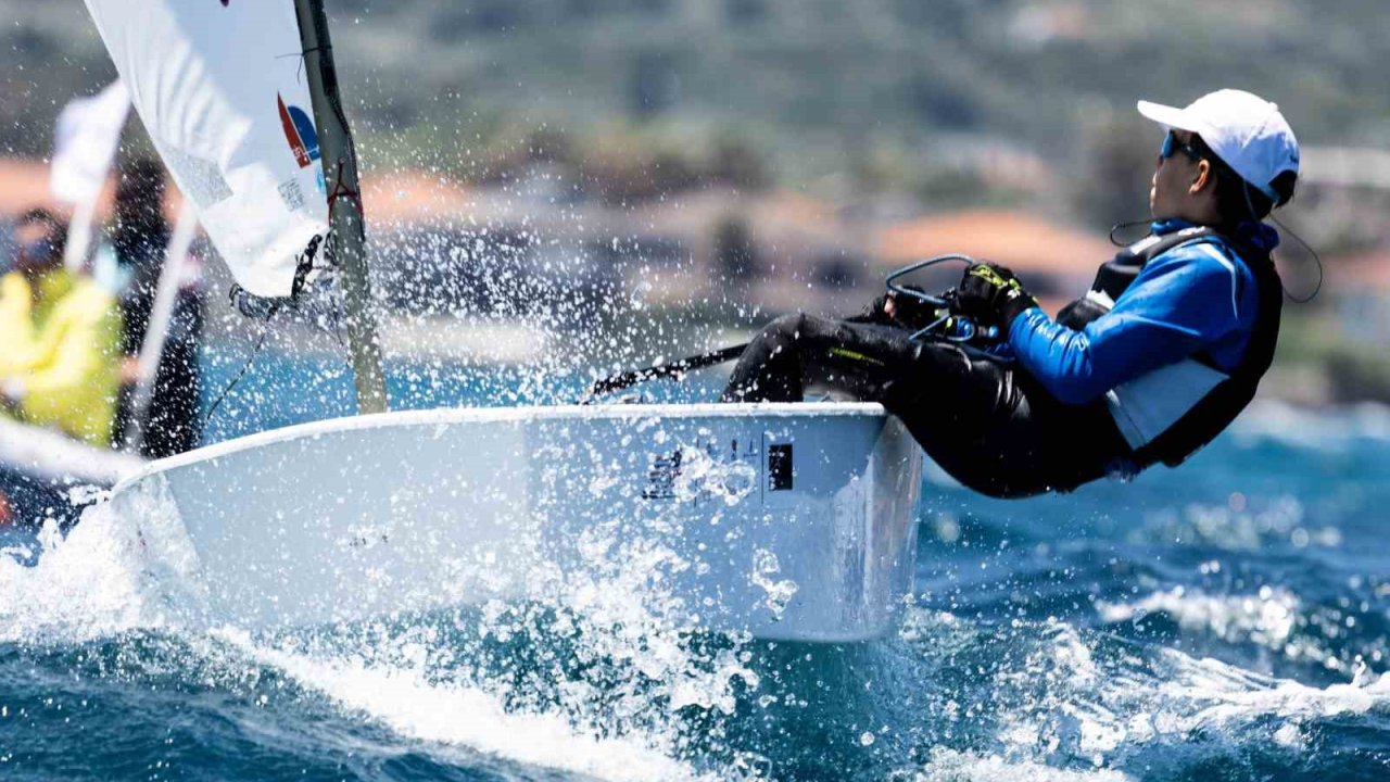 Çeşme 2025 Optimist Avrupa Şampiyonası’nda 3. gün yarışları tamamlandı