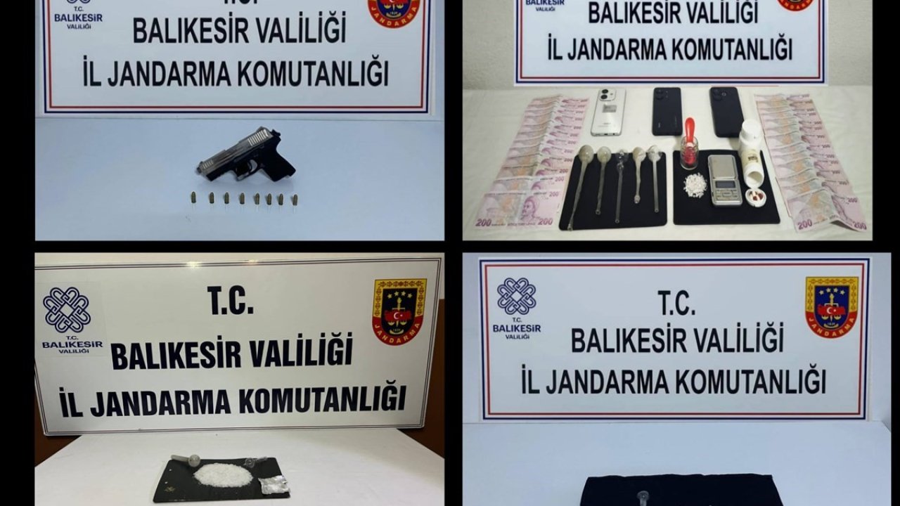 Balıkesir’de uyuşturucu operasyonu: 3 tutuklama