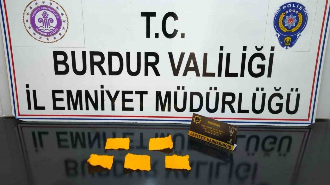 Burdur’da uyuşturucu operasyonu: 1 tutuklama