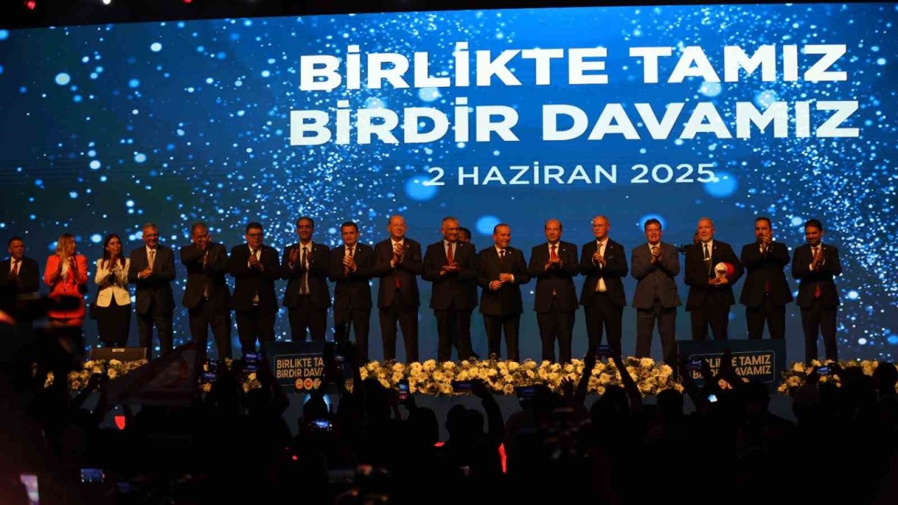 KKTC’de koalisyondaki üç partiden Cumhurbaşkanı Tatar’ın adaylığına destek