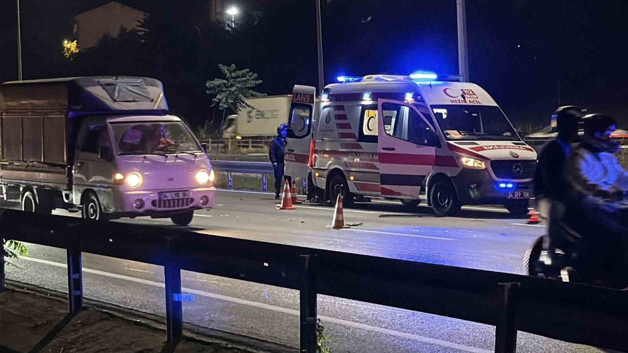 Kağıthane’de yola atlayan yaya feci şekilde can verdi