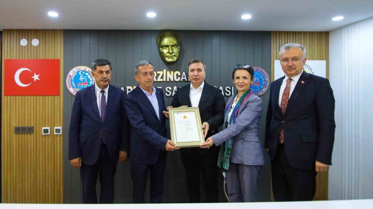 Avrupa Birliği tescili alan Erzincan Tulum Peyniri için belge teslim töreni düzenlendi