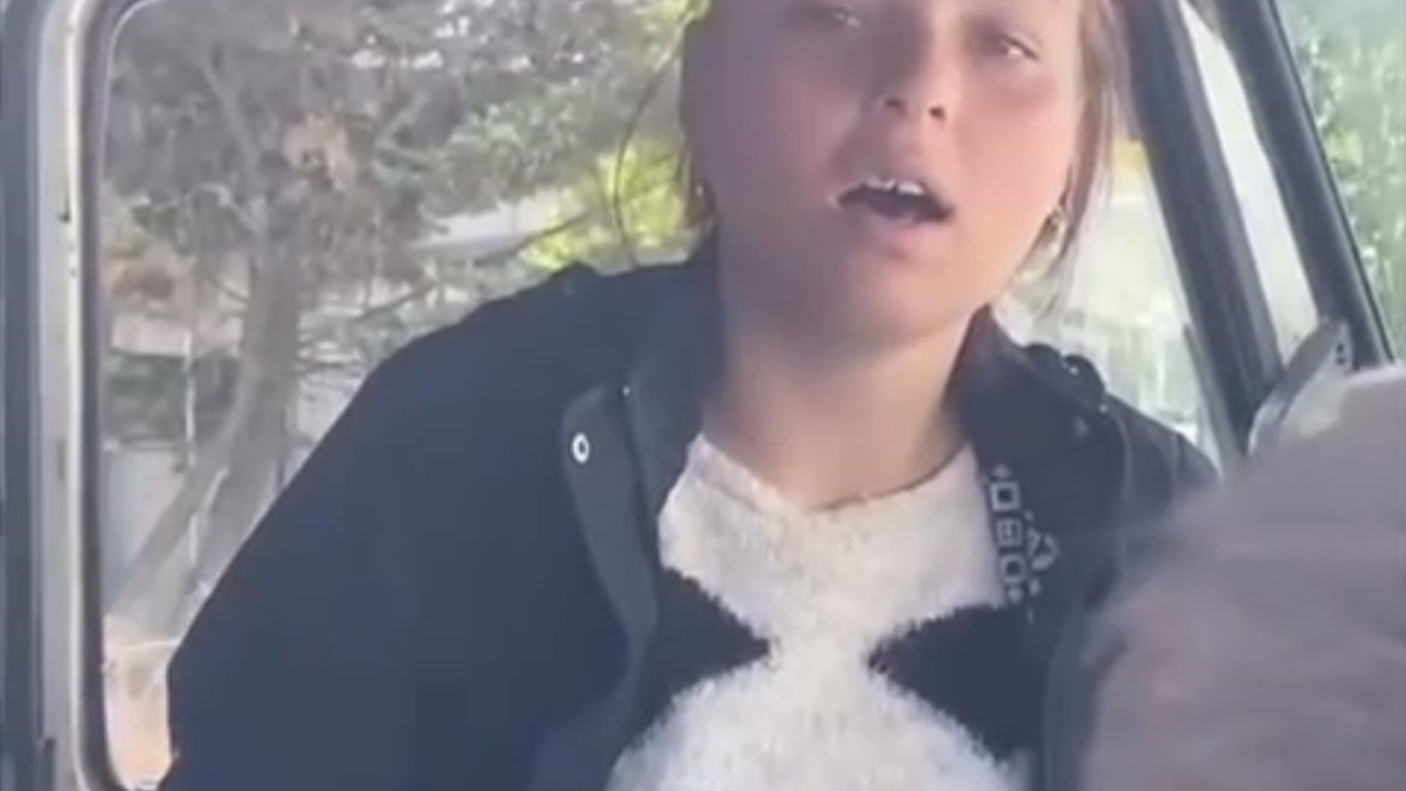 Çaldığı kamyonla kaza yapan kadın suçüstü böyle yakalandı