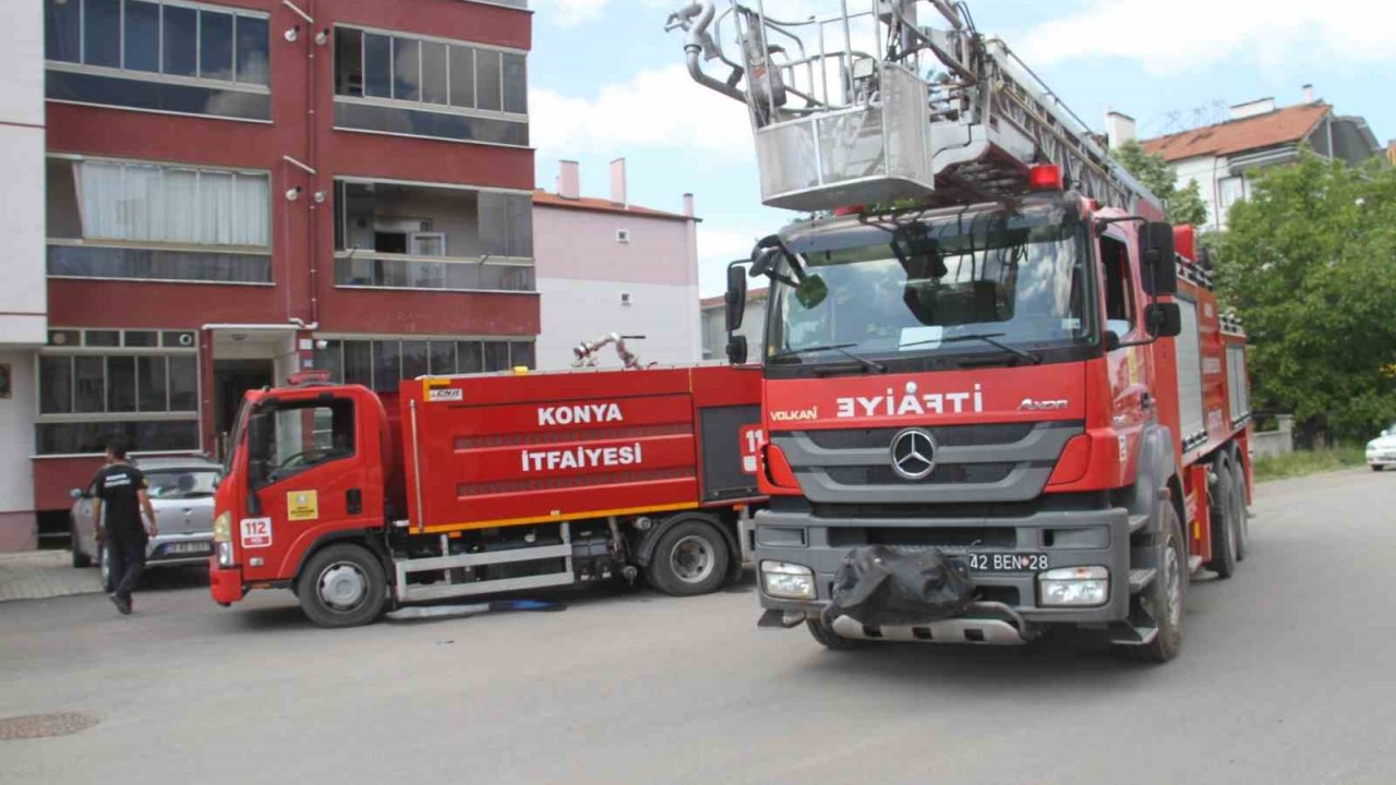 Beyşehir ve Hüyük’te yangın