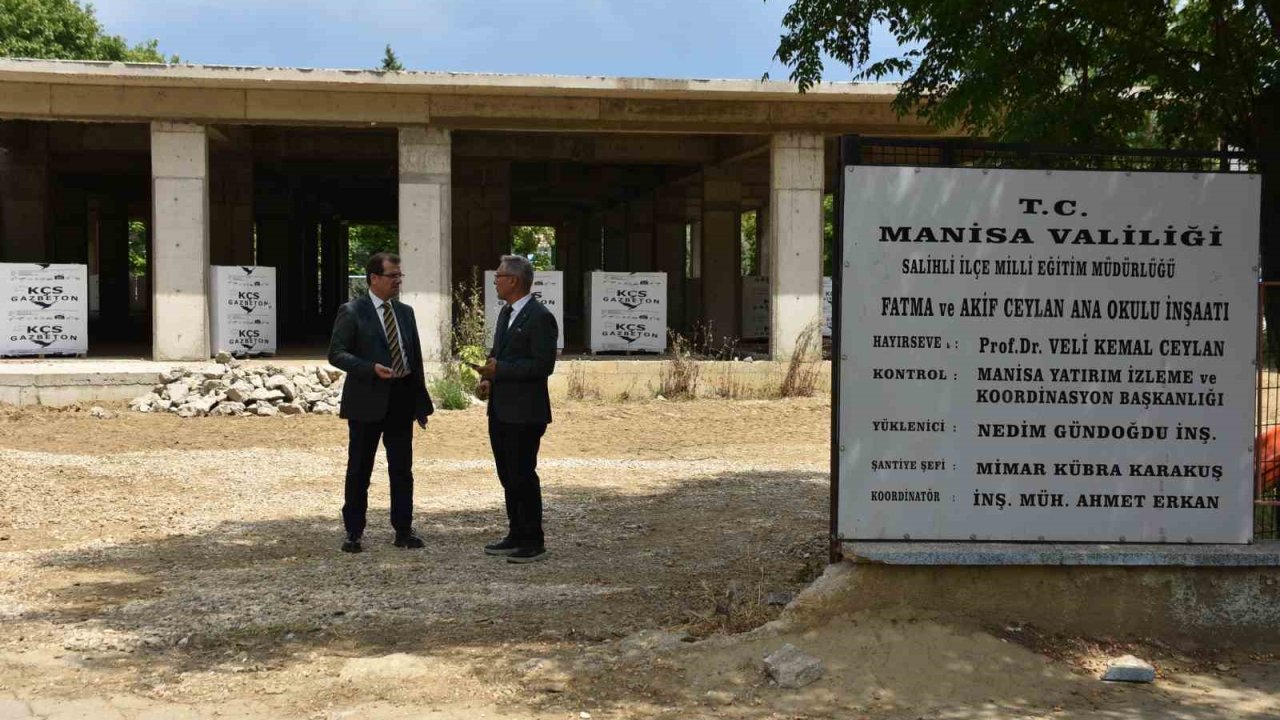 Salihli’ye 2 yeni anaokulu yapılıyor