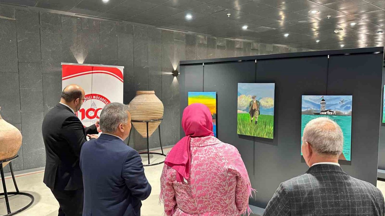 60 öğrencinin resmi, Samsun Müzesi’nde sergilendi