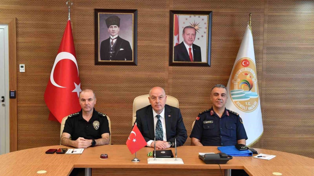 Denizli Valisi Coşkun, 2025 yılı Mayıs ayı asayiş verilerini paylaştı