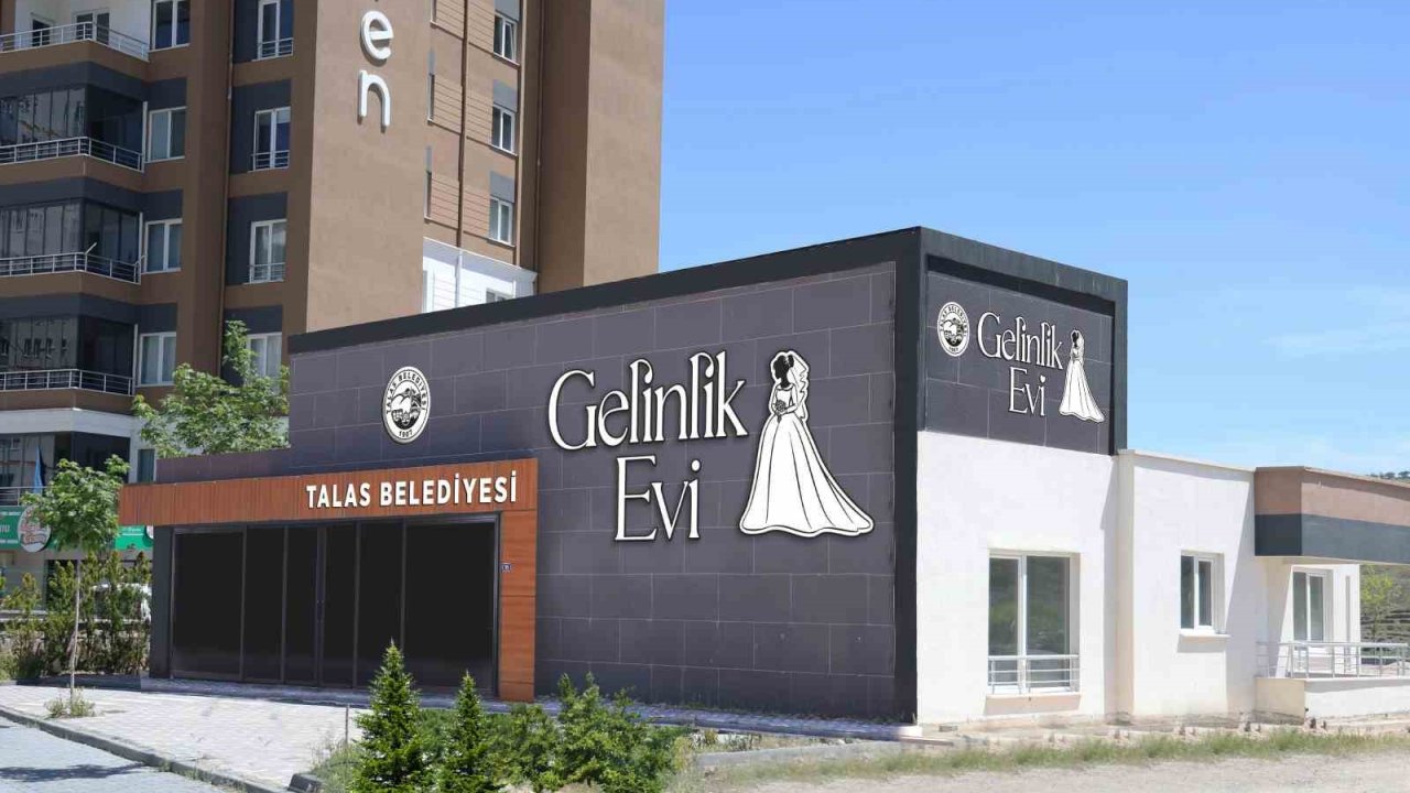 Talas Belediyesi’nden bir ilk daha; Gelinlik Evi