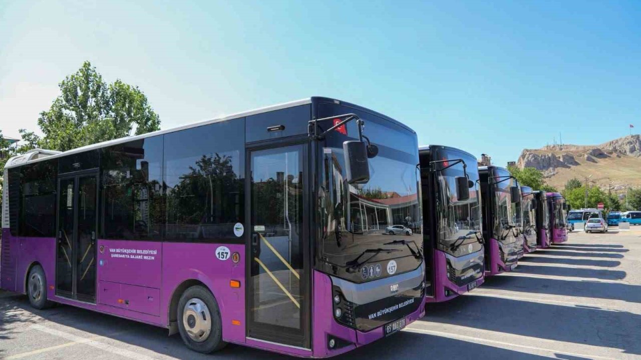 Van Büyükşehir Belediyesinden bayramda ücretsiz ulaşım hizmeti