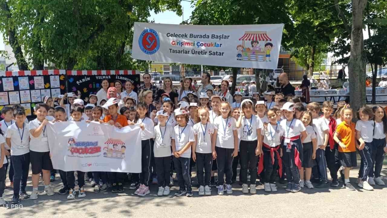 Girişimci çocuklar hem üretti hem öğrendi