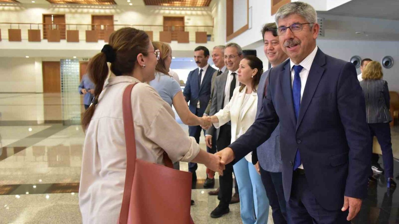 MSKÜ personeli bayramlaşma töreninde buluştu