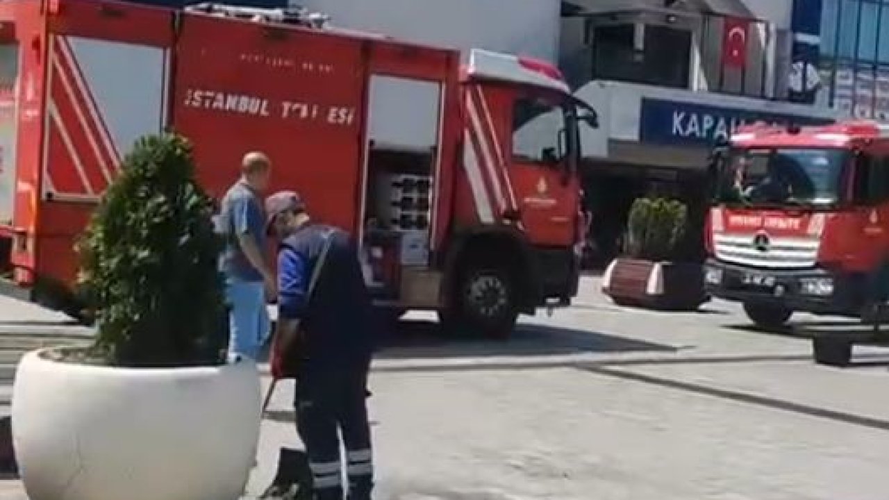 Büyük İstanbul Otogarı’nda yangın paniği