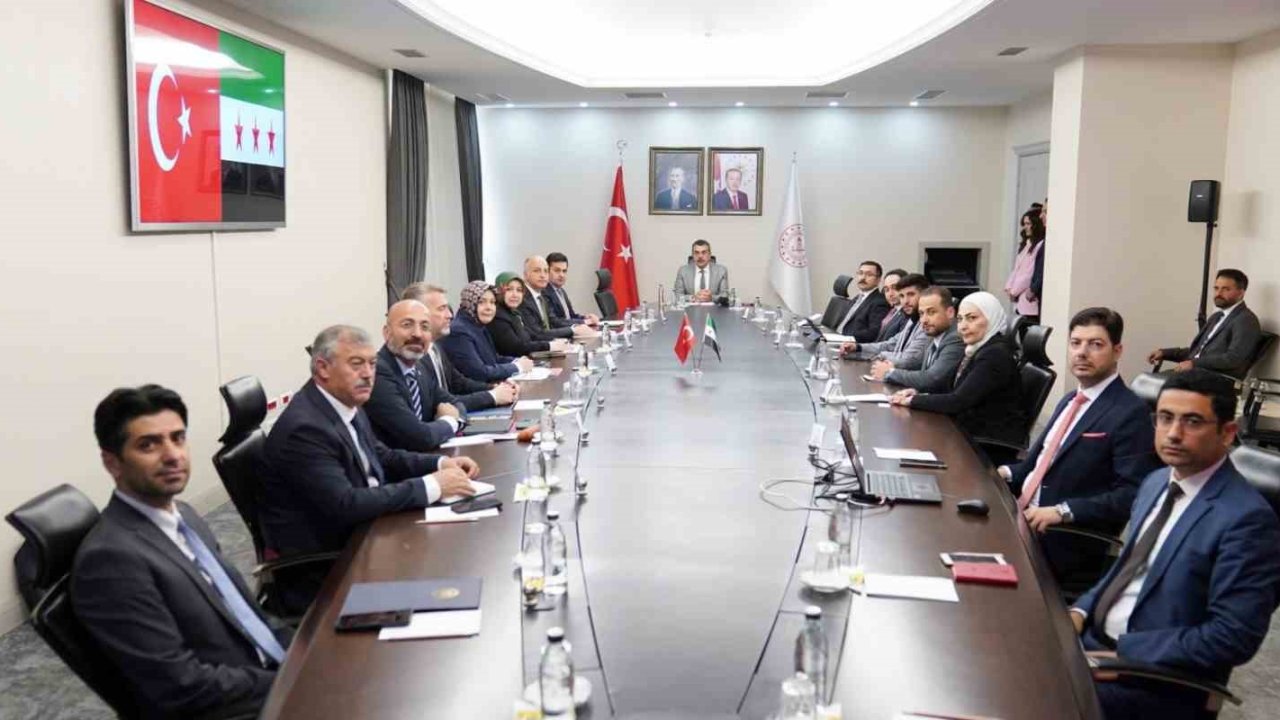 Bakan Tekin, Suriye Eğitim Bakanlığı ile iş birliği değerlendirme toplantısına katıldı