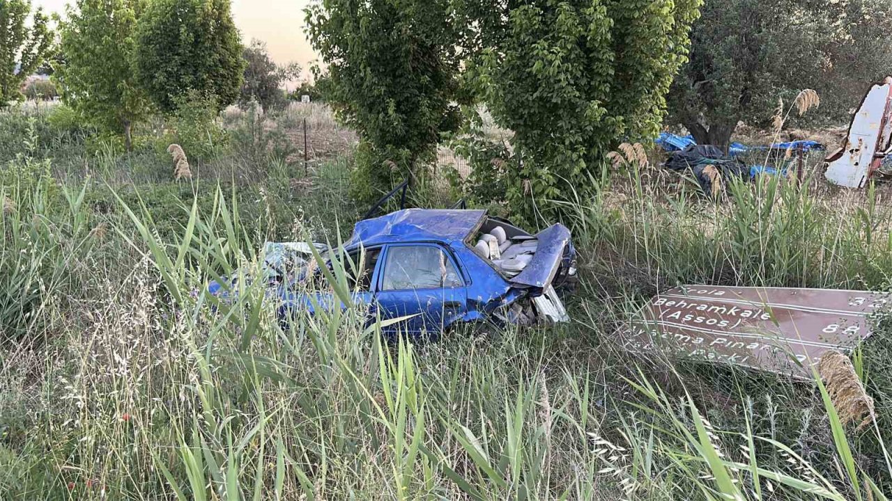 Çanakkale’de 3 araçlı zincirleme kaza: 1’i ağır 5 yaralı