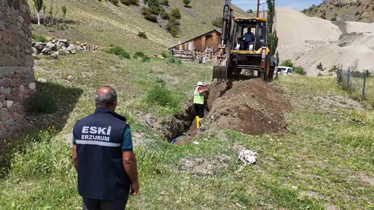 Şenkaya’ya altyapı desteği