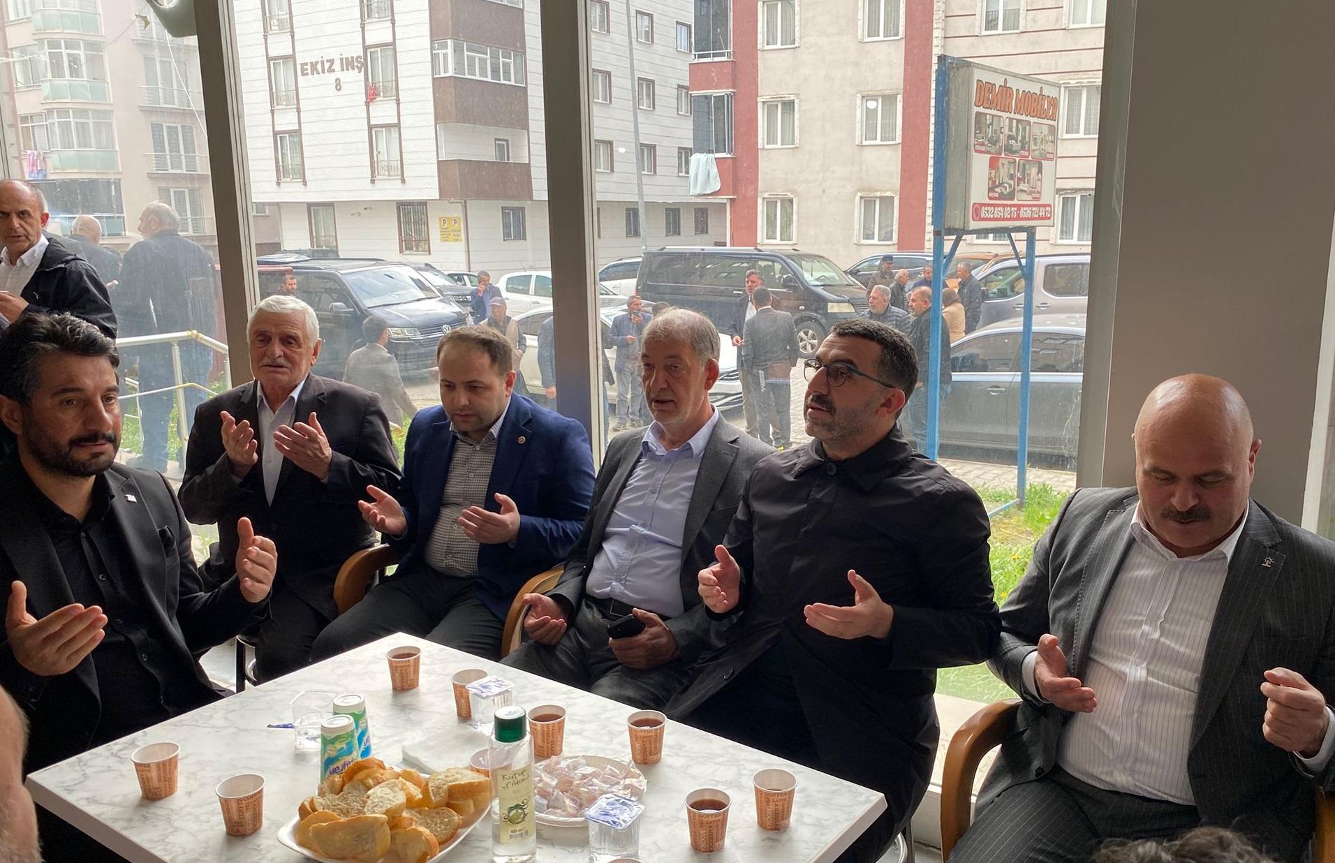 Çalkın'dan Ardahan Milletvekili Koç'a taziye ziyareti