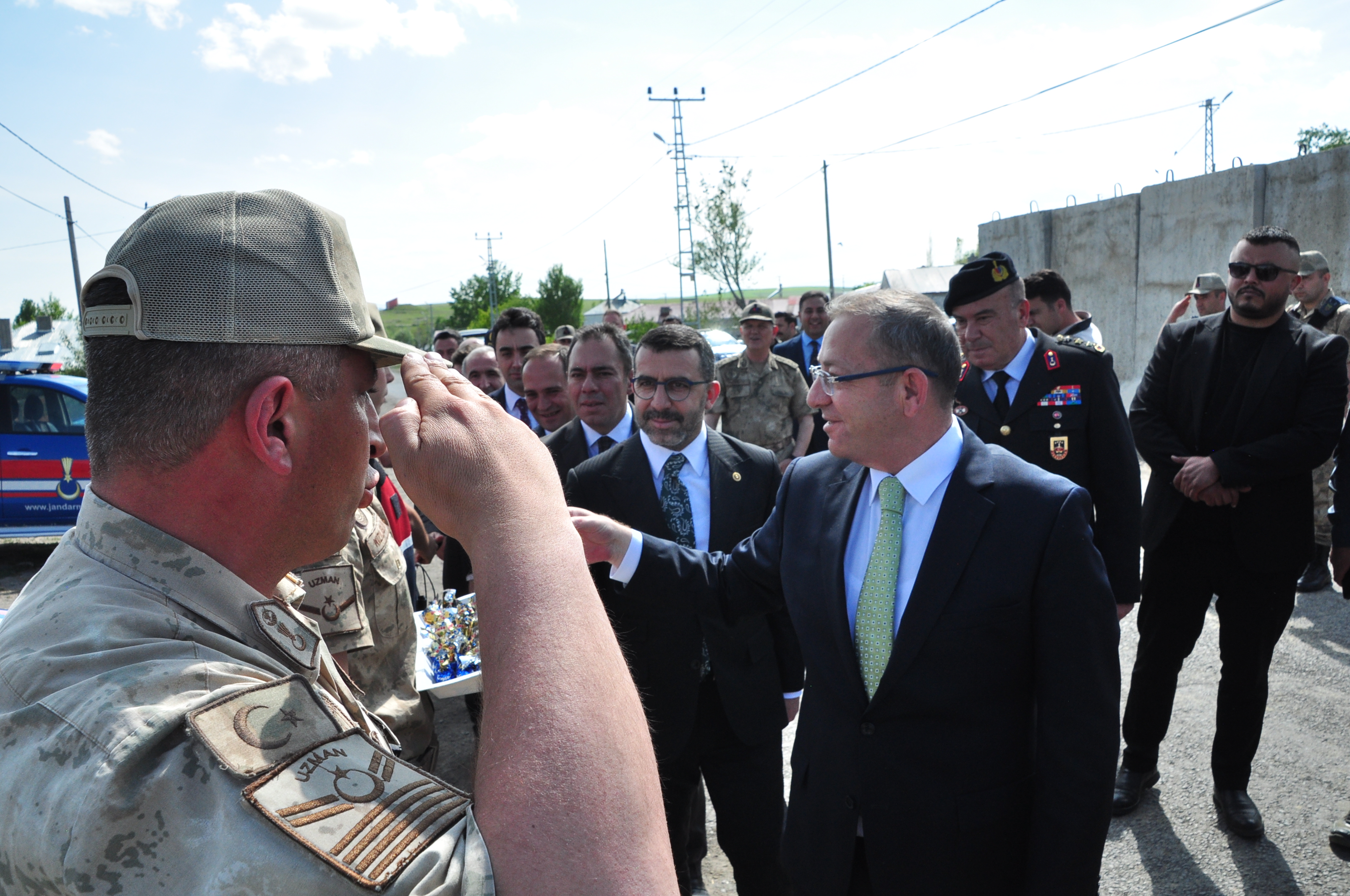 Polat ve Çalkın, uygulama noktasını ziyaret etti