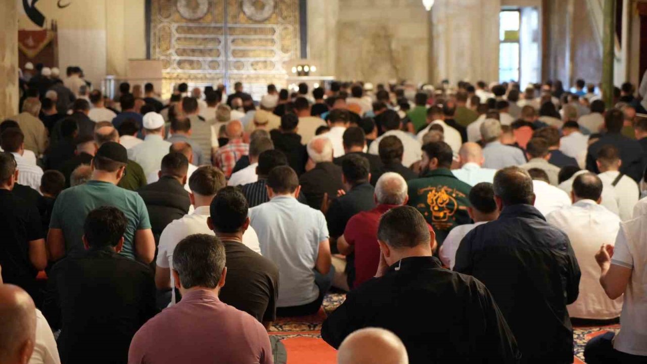 Edirne’de Kurban Bayramı namazı coşkusu