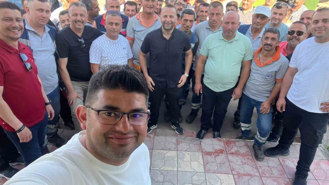 Temizlik İşleri Müdürlüğü’nde bayramlaştılar