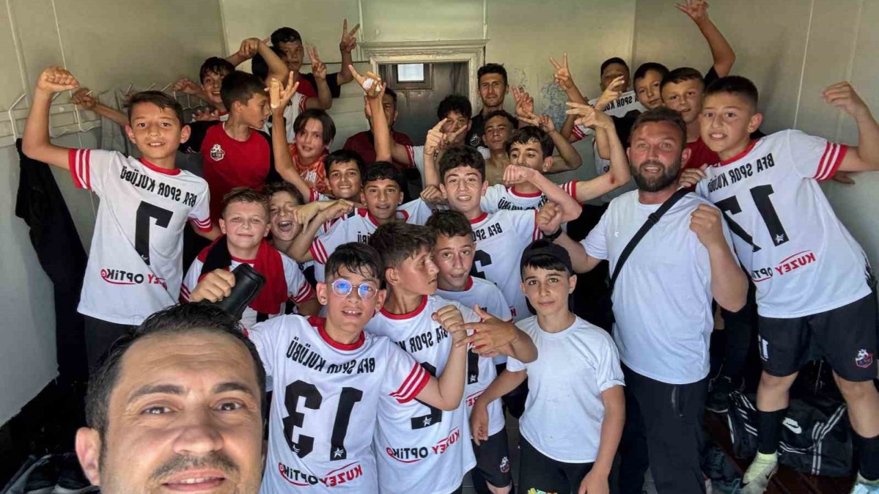 U13 gençler liginde BFA takımı sahadan galip ayrıldı