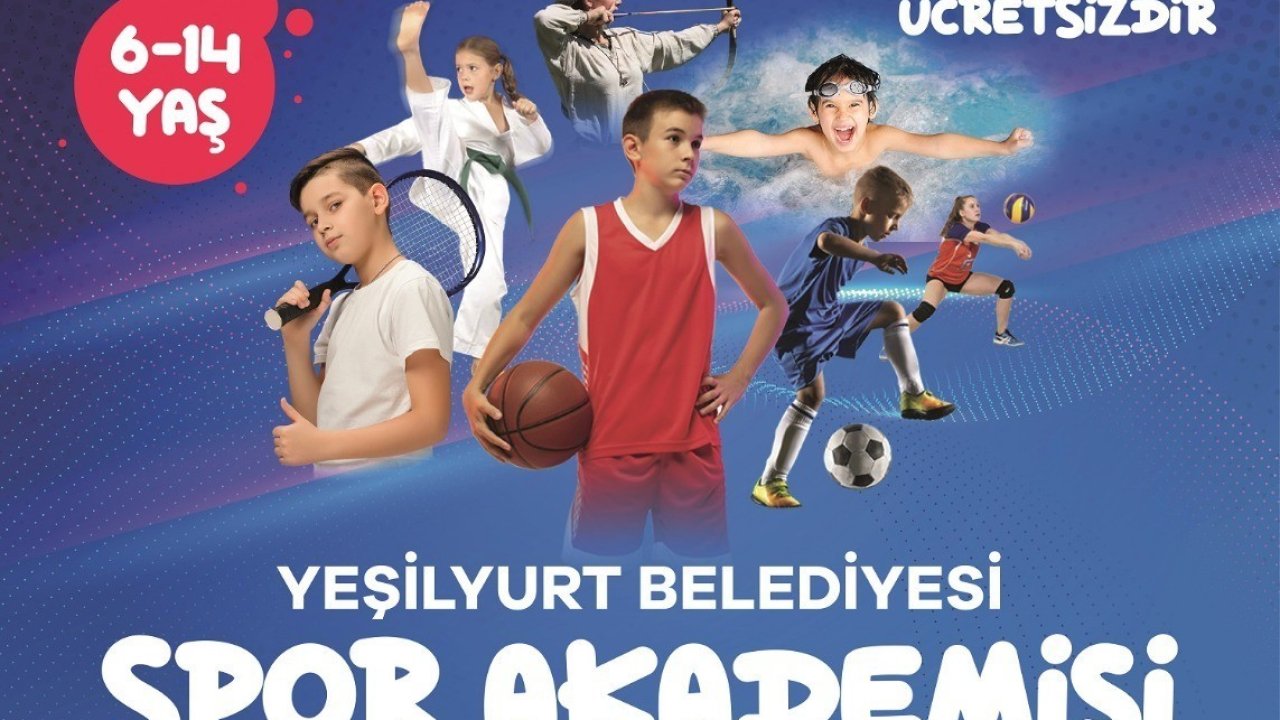 Yeşilyurt Belediyesi’nin ücretsiz spor akademisi kayıtları başlıyor