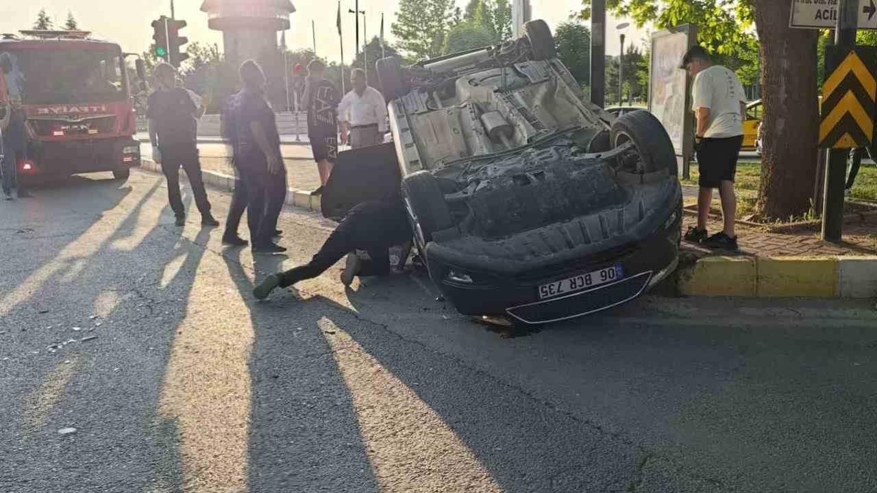 Elazığ’da trafik kazası: 2 yaralı