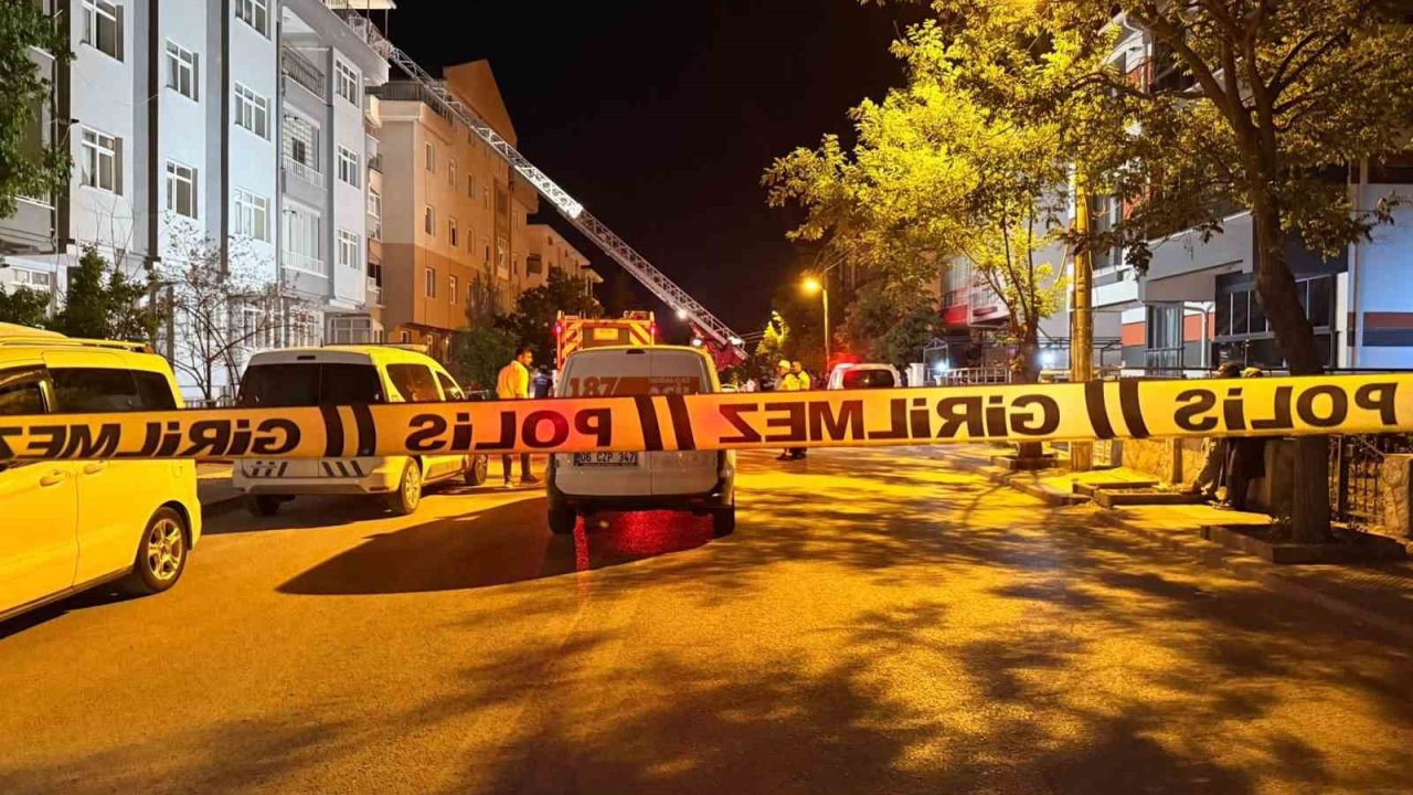 Polatlı’da 5 katlı binada yangın çıktı