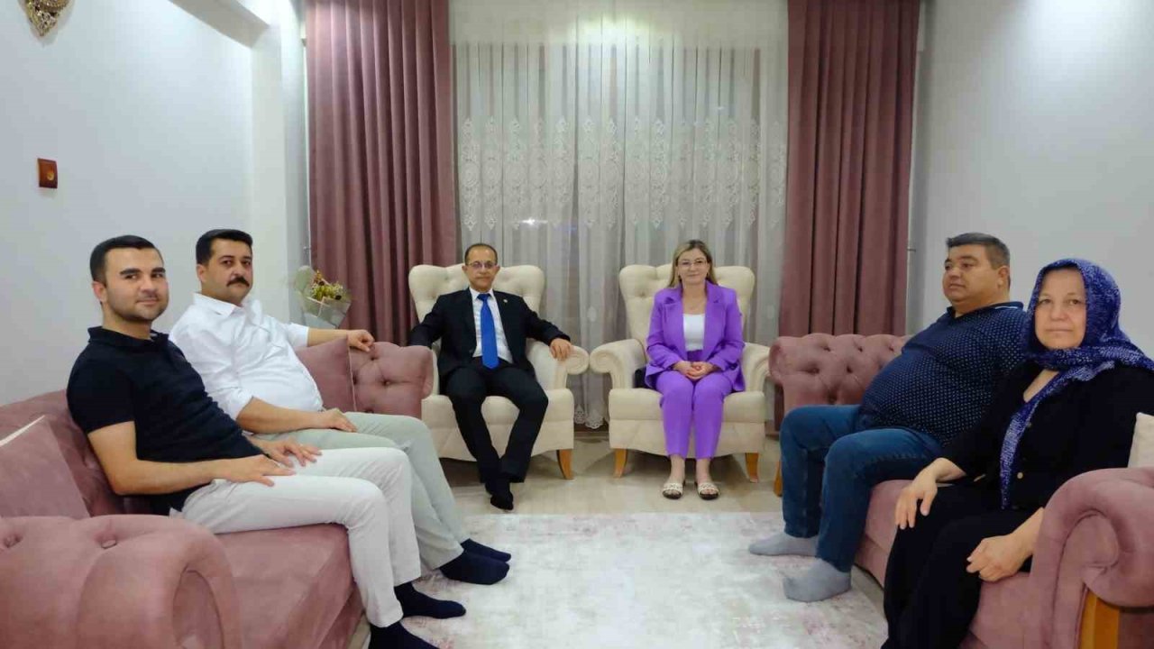 Başkan Doğanca şehit ailesini unutmadı
