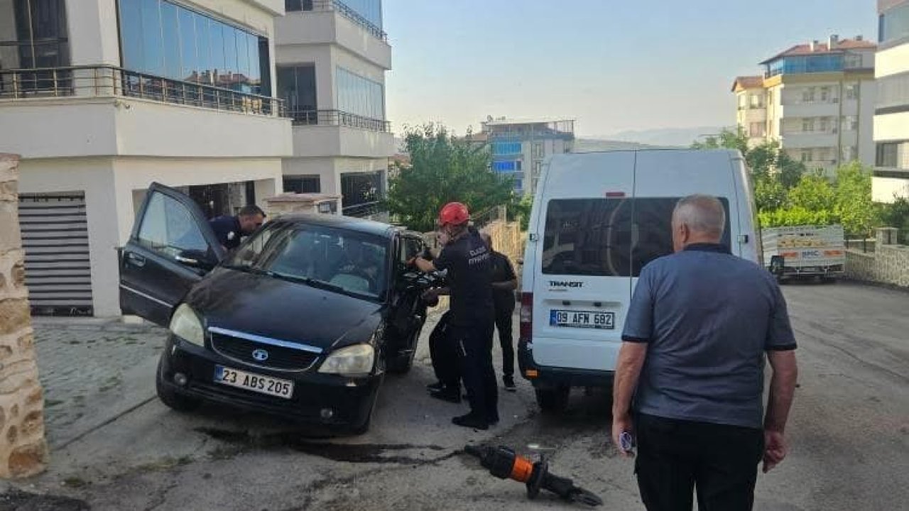 Elazığ’da trafik kazası:  1 yaralı