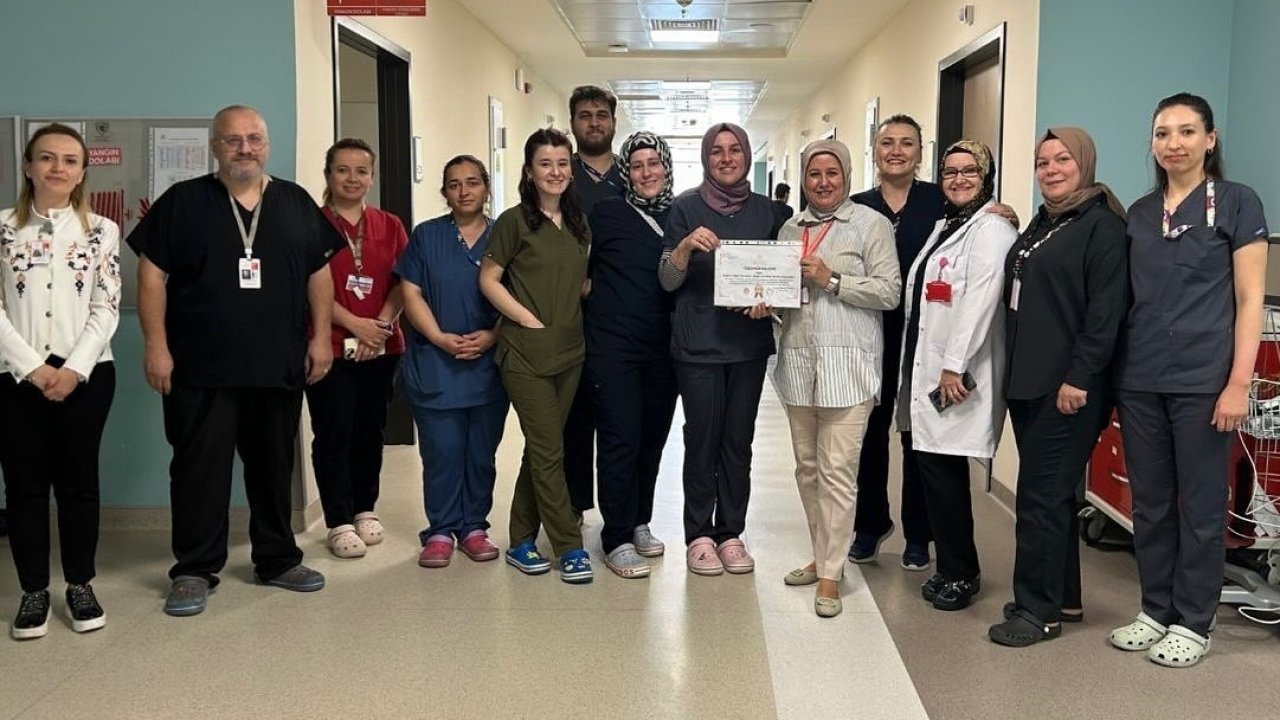 Kütahya Şehir Hastanesi’nde el hijyeni teşekkürü