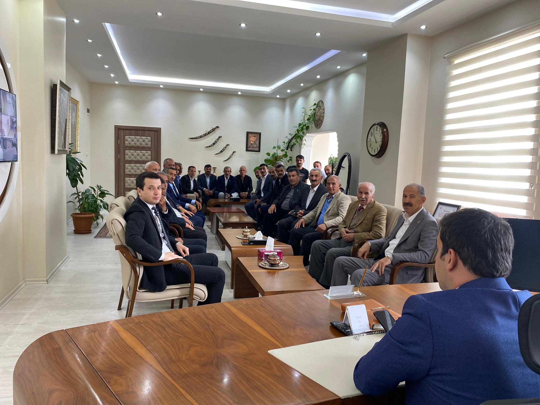 Arpaçay'da Muhtarlar Kamkamıklıkta  bir araya geldi