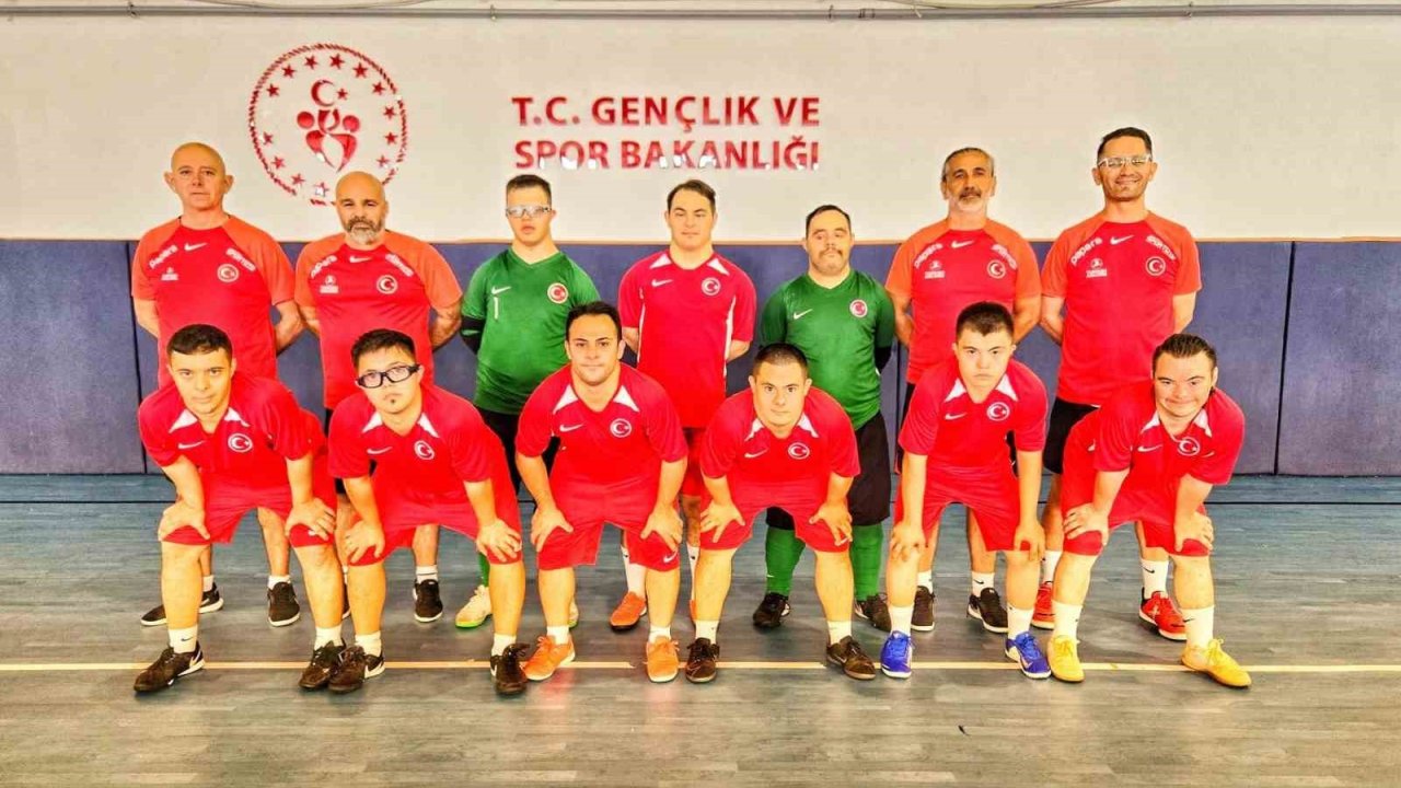 Down Sendromlu Futsal Milli Takımı’nda hedef üst üste 3. kez Avrupa şampiyonluğu