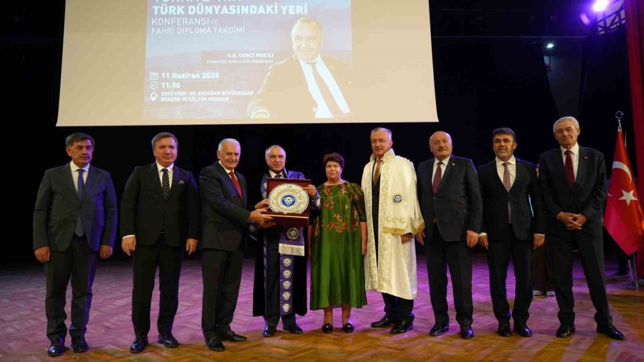 Arnavutluk Eski Büyükelçisi Genji Mucaj’a Fahri Doktora Ünvanı