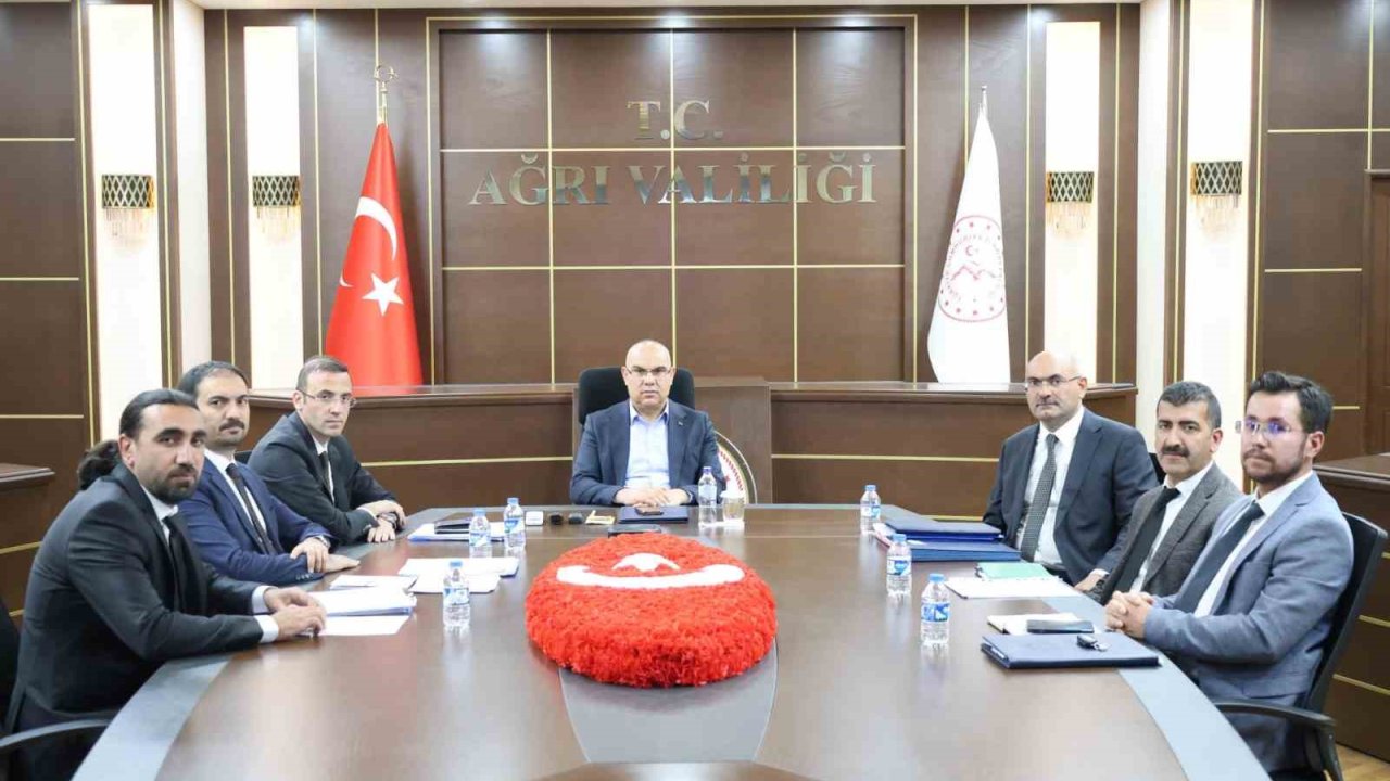 Ağrı’da haftalık çalışma grubu toplantısı yapıldı