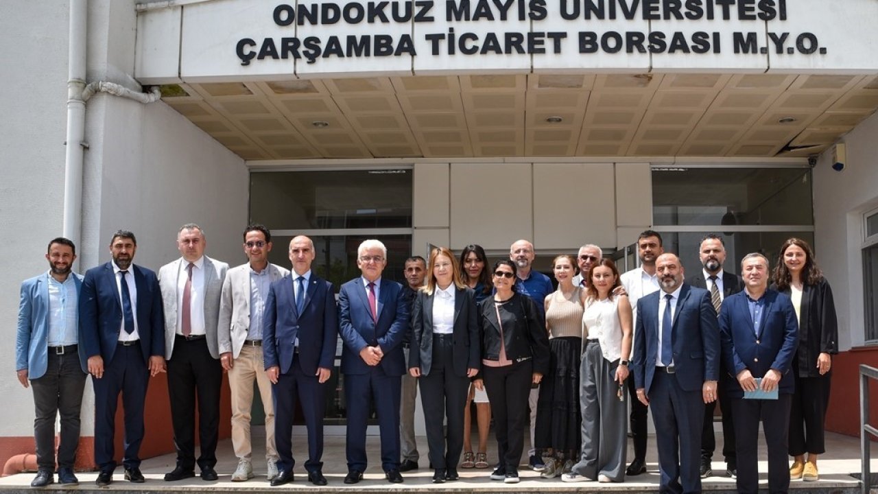 Rektör Aydın’dan Çarşamba MYO’ya destek vurgusu: "Gelişimi için gerekli adımlar atılacak"