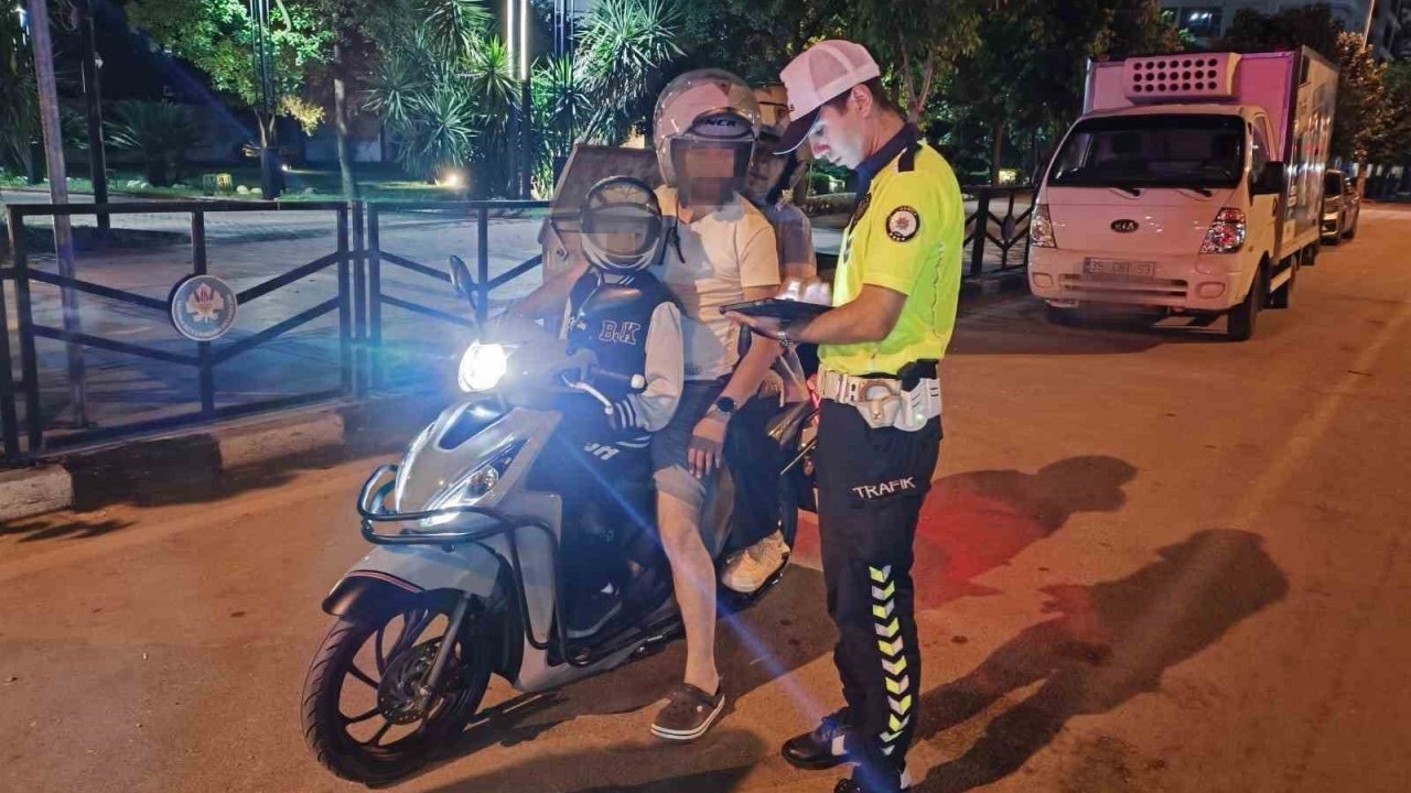 Manisa’da motosikletlilere ceza yağdı