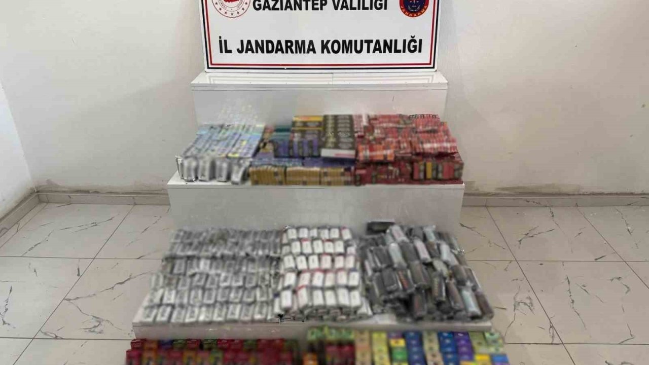 Gaziantep’te 2 milyon TL değerinde kaçak elektronik sigara ele geçirildi