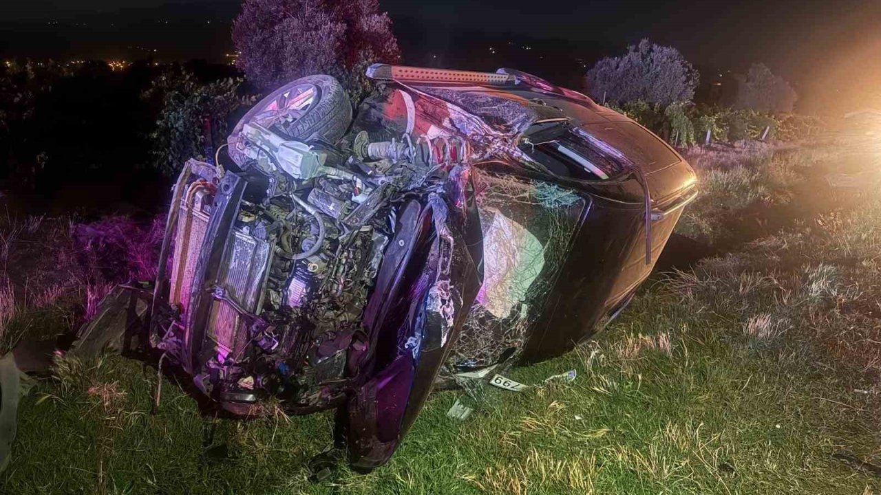 Alaşehir’de trafik kazası: 1 ölü, 4 yaralı