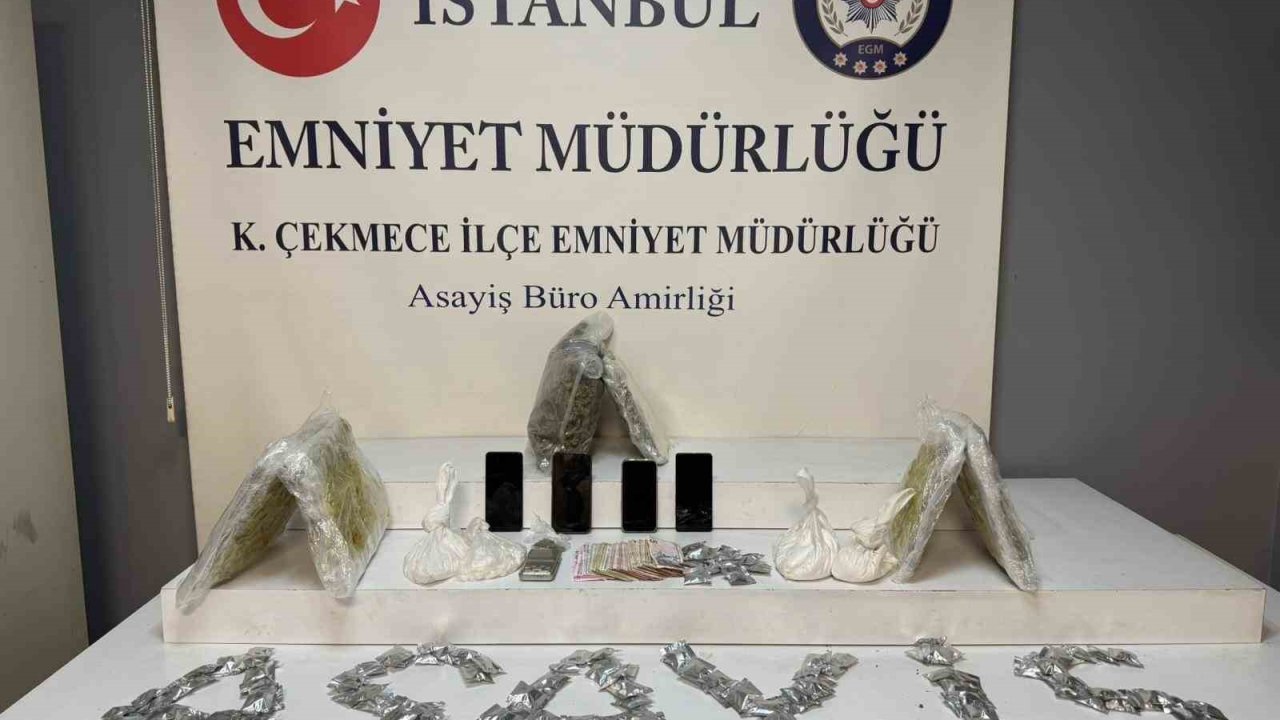 İstanbul’da uyuşturucu operasyonu: 5 gözaltı