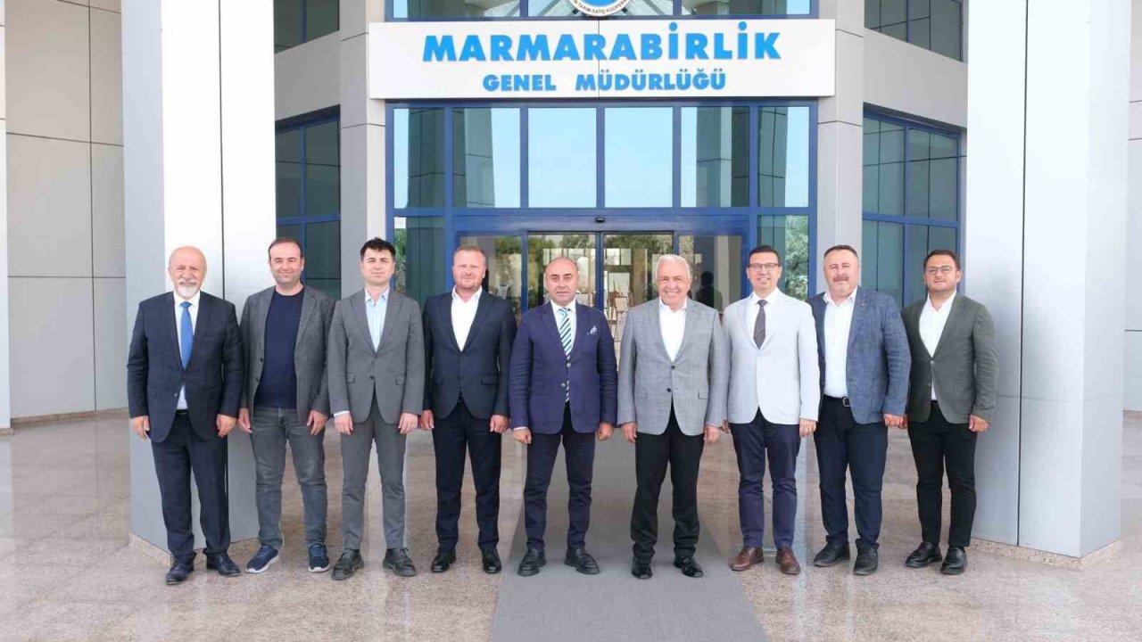 Başkan Şadi Özdemir’den Marmarabirlik’e hayırlı olsun ziyareti