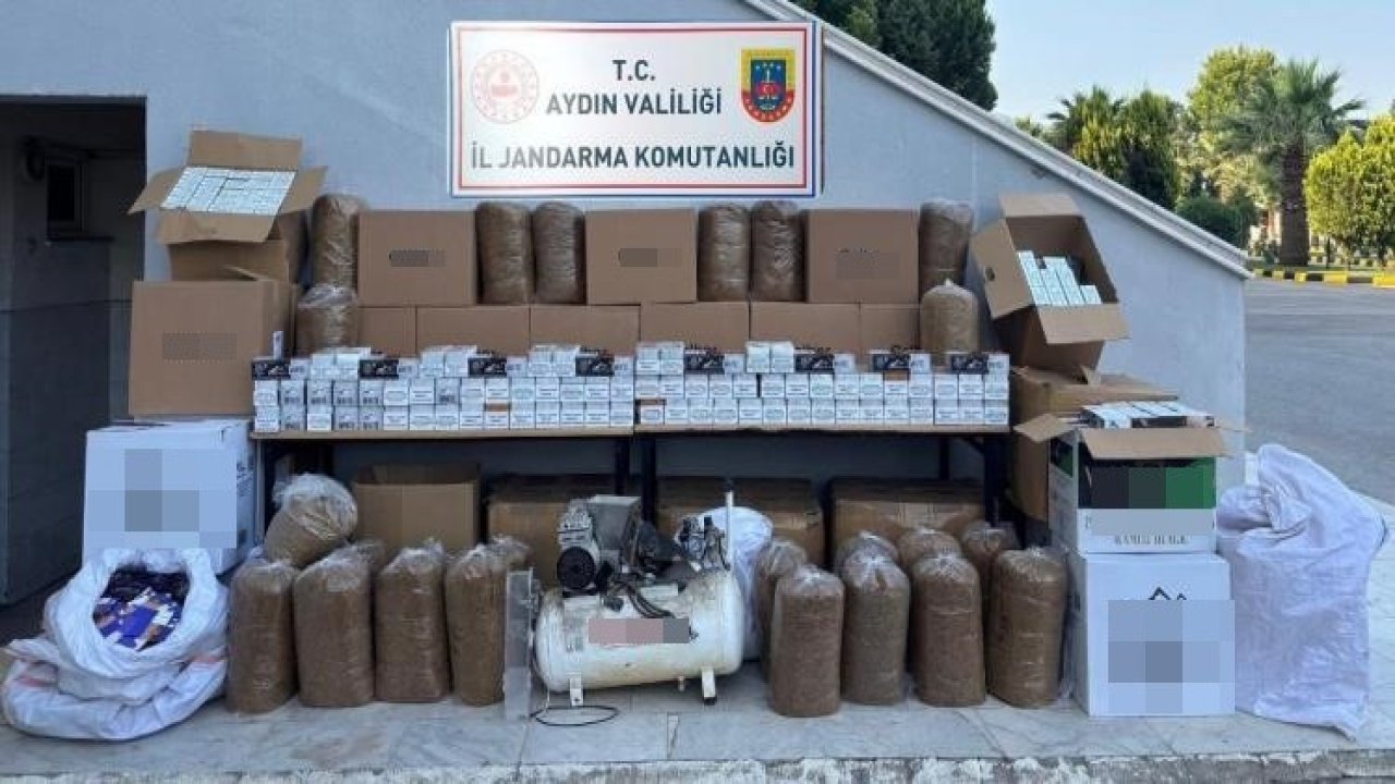 Jandarmadan sigara kaçakçılarına darbe