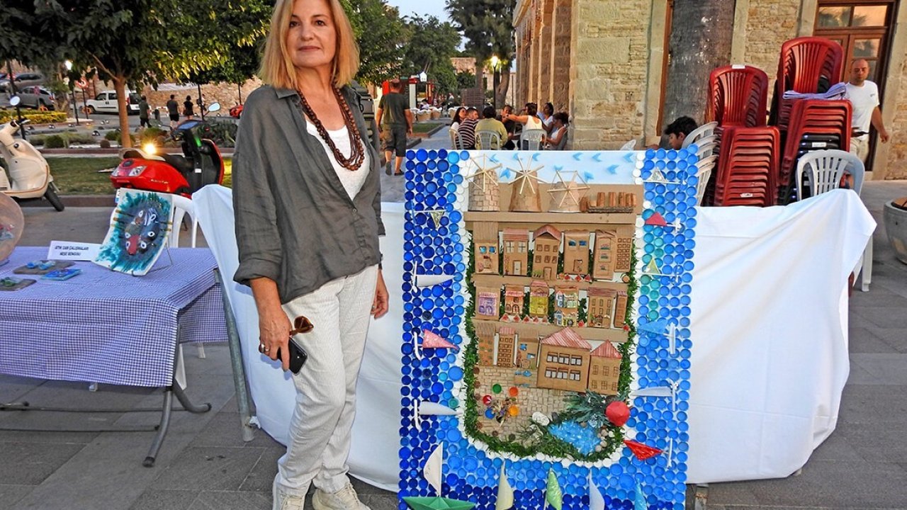 Çeşme’de minik eller, sürdürülebilir sanatla buluştu