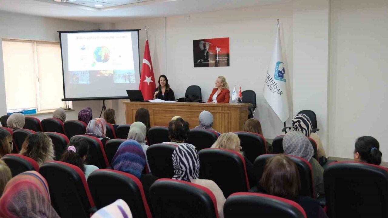 İlçelerdeki kadınlara iklim değişikliği anlatıldı