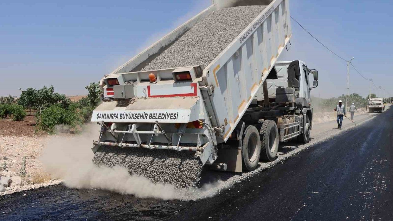 Şanlıurfa’da kırsal yollar yenileniyor