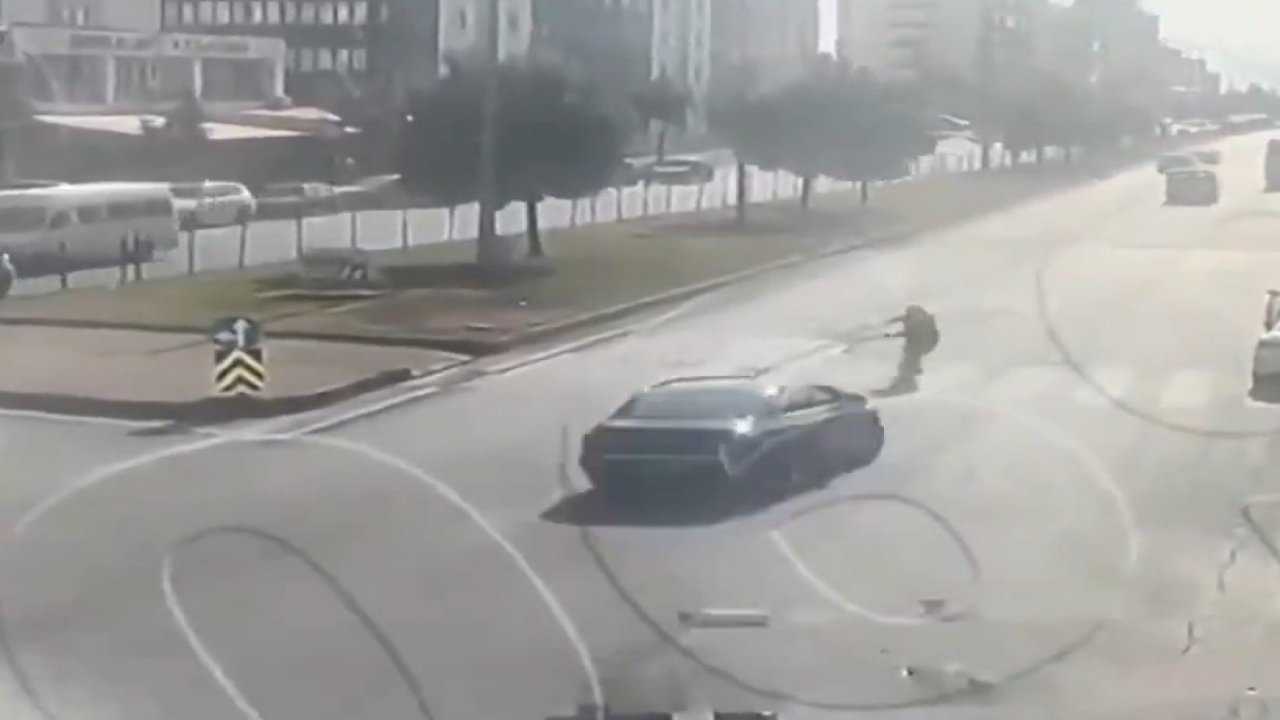 Kahramanmaraş’ta otomobil yayaya çarptı
