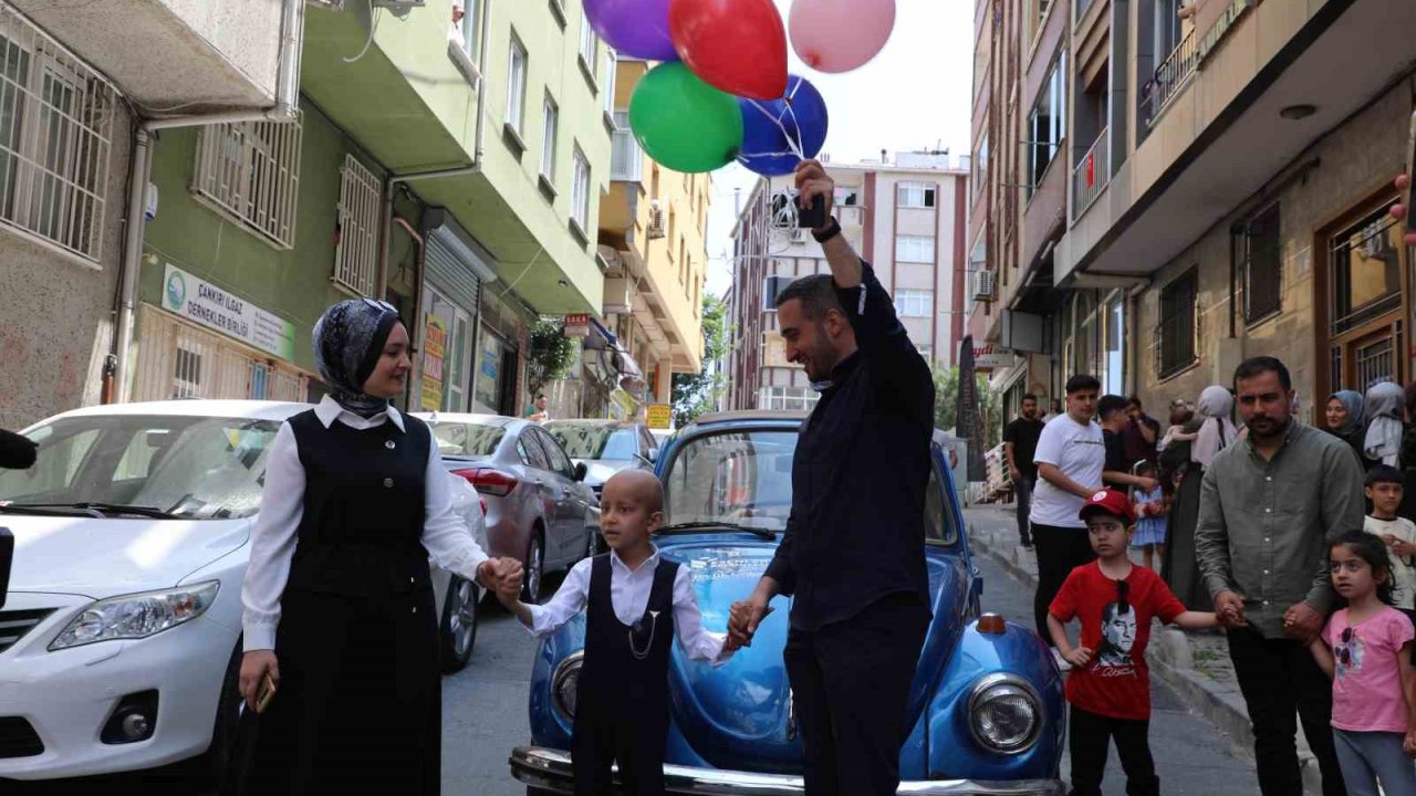 Esenler Belediyesi’nden kanseri yenen 7 yaşındaki Selim için anlamlı etkinlik