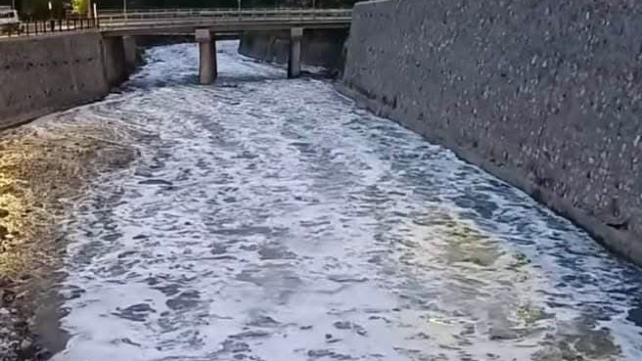 Aksu Deresi’nde kimyasal atık şüphesi